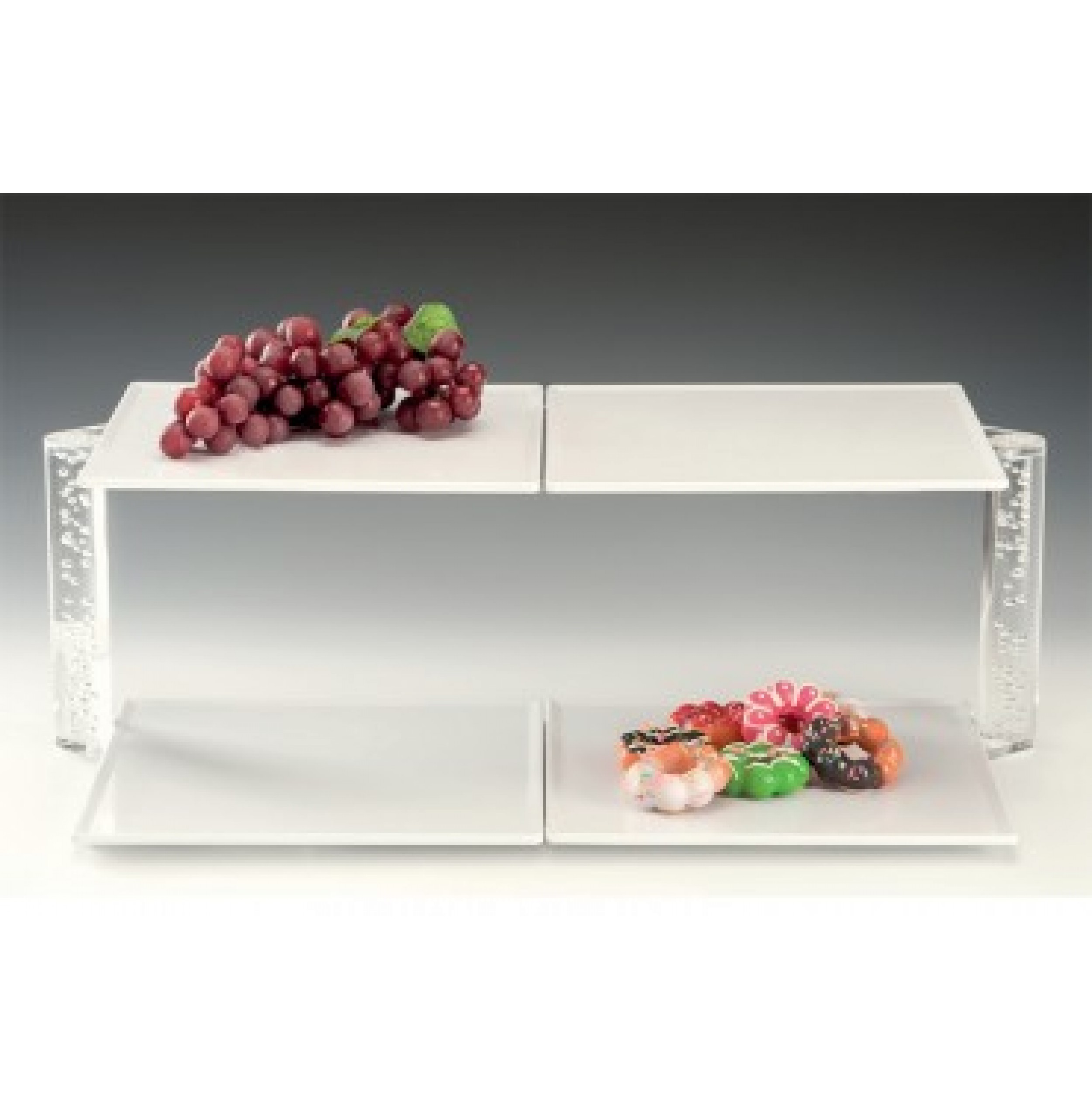 MELAMİN TEPSİLİ TEŞHİR STANDI 67 X 40 X H: 22 Cm
